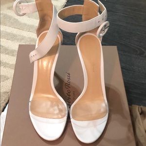 Gianvito Rossi white heels